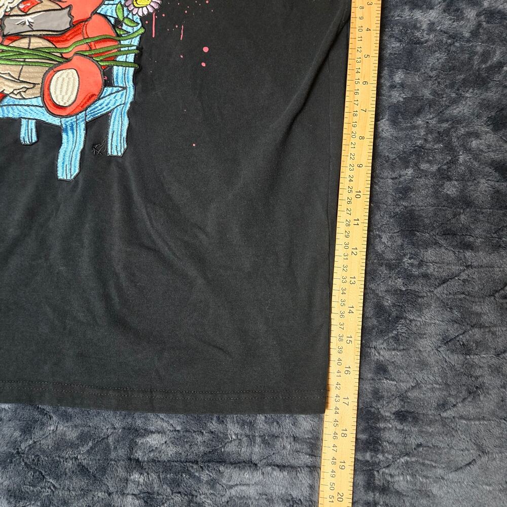 RS1NE‎ "Never Broken Relentless Love" Y2K T-Shirt Distressed Teddy Bear -Size L - Picture 5 of 7